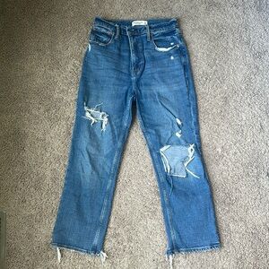 Distressed Blue Women's Jeans
